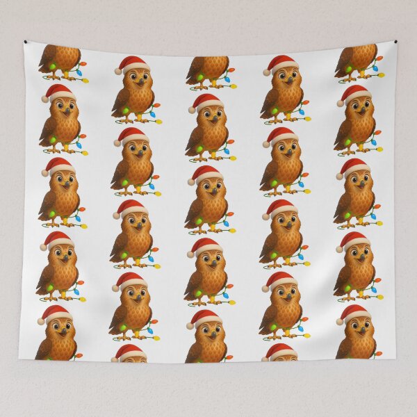 Item preview, Christmas Red-Shouldered Hawk designed and sold by Sillytoe.