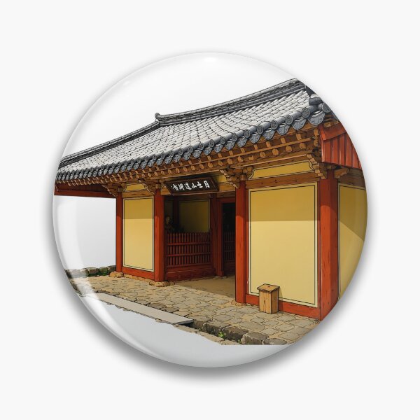 Item preview, Photonuri Beautiful Korean Temple Traditional Hanok House Art designed and sold by photonuri.