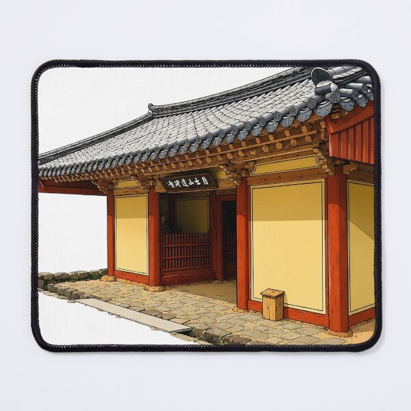Item preview, Photonuri Beautiful Korean Temple Traditional Hanok House Art designed and sold by photonuri.
