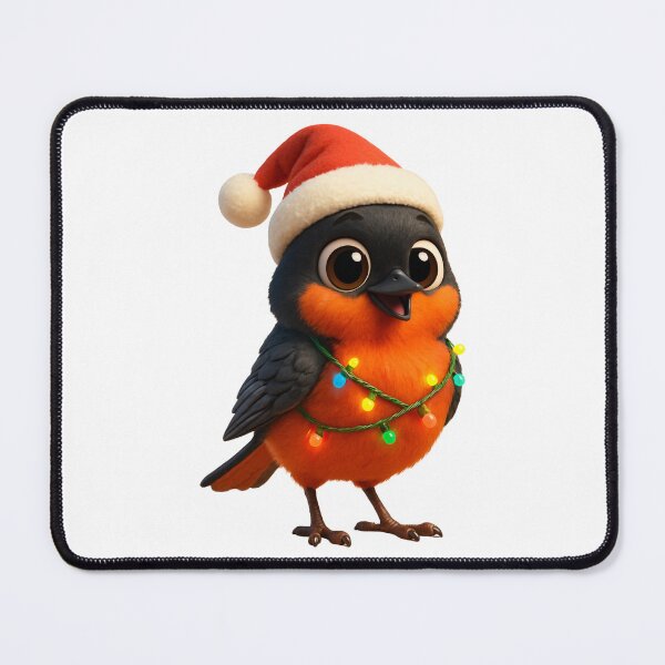 Item preview, Christmas Redstart designed and sold by Sillytoe.