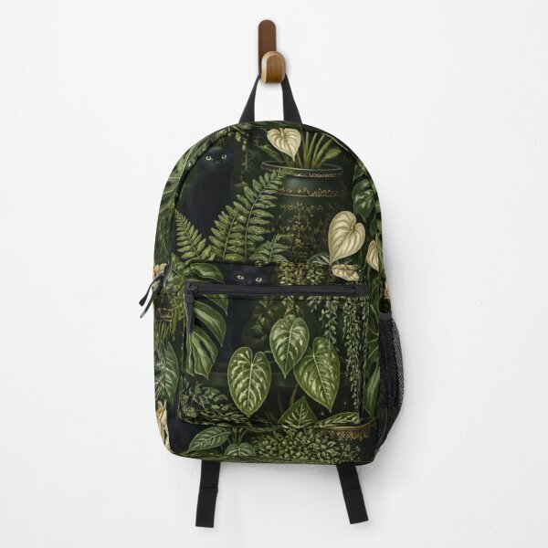 Item preview, Black Cat Botanical Greenhouse Pattern designed and sold by StickyGuys.