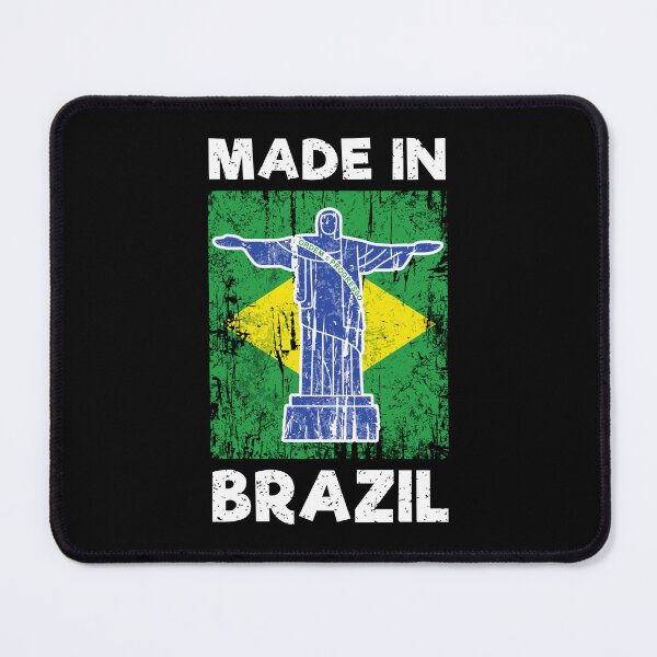 Item preview, Made In Brazil Vintage Distressed Flag Christ The Redeemer Pride designed and sold by Dmetalx Art Apparel.
