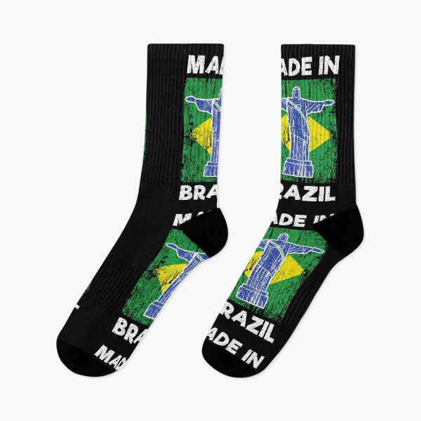 Item preview, Made In Brazil Vintage Distressed Flag Christ The Redeemer Pride designed and sold by Dmetalx Art Apparel.
