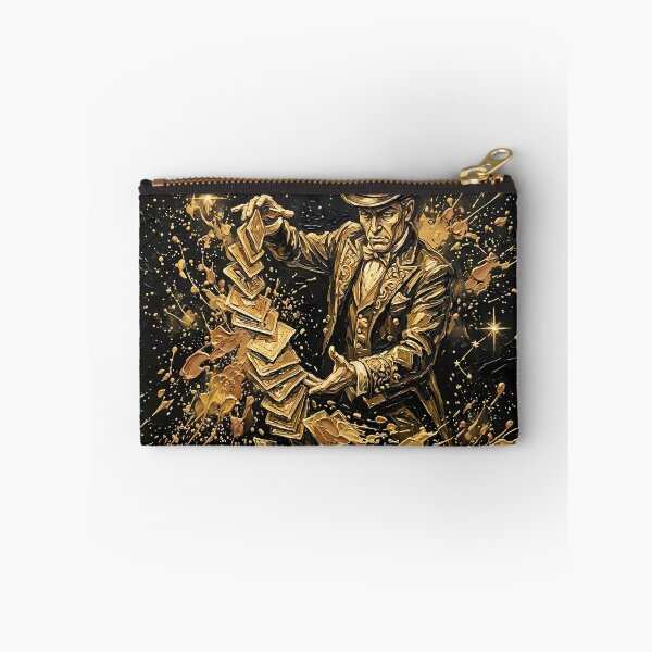 Item preview, Old Money Magician - Golden Card Trick & Vintage Circus Dark Academia Art designed and sold by SupernovaNote.