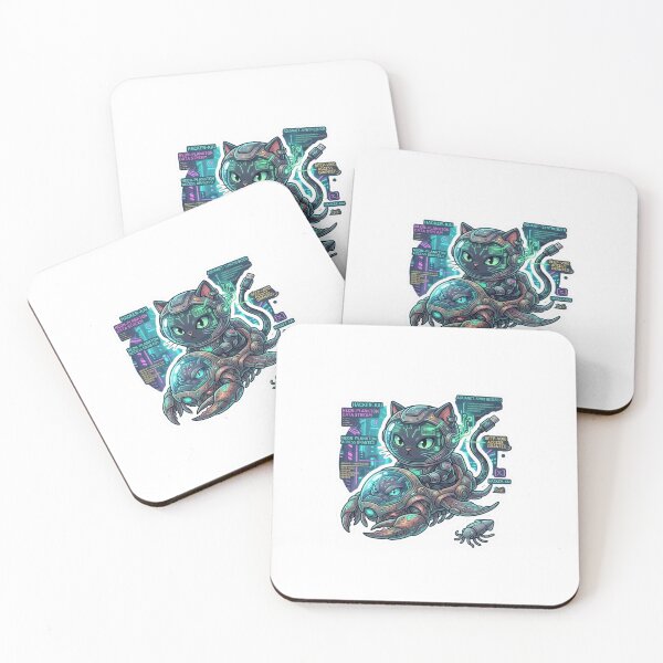 Item preview, Cyberpunk Cat Pilot Mech Submarine Sci-Fi Gamer designed and sold by HICHAMORO.