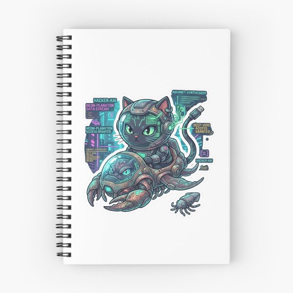 Item preview, Cyberpunk Cat Pilot Mech Submarine Sci-Fi Gamer designed and sold by HICHAMORO.
