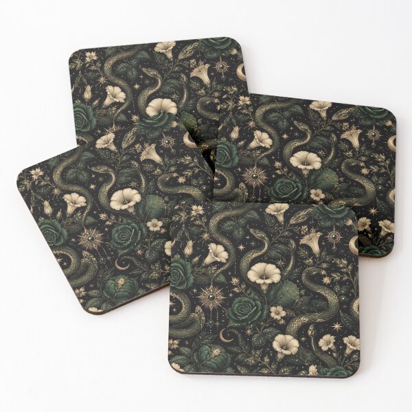 Item preview, Botanical Snake Elegance Pattern designed and sold by StickyGuys.