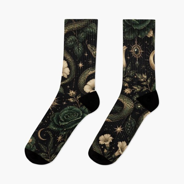 Item preview, Botanical Snake Elegance Pattern designed and sold by StickyGuys.