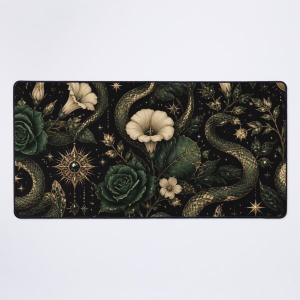Item preview, Botanical Snake Elegance Pattern designed and sold by StickyGuys.