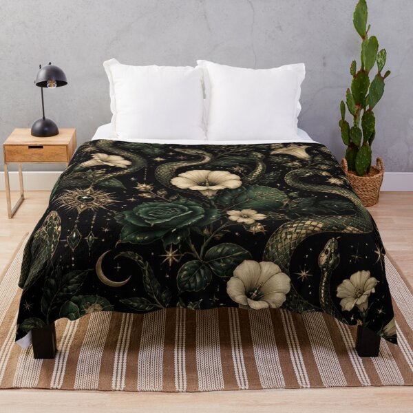 Item preview, Botanical Snake Elegance Pattern designed and sold by StickyGuys.