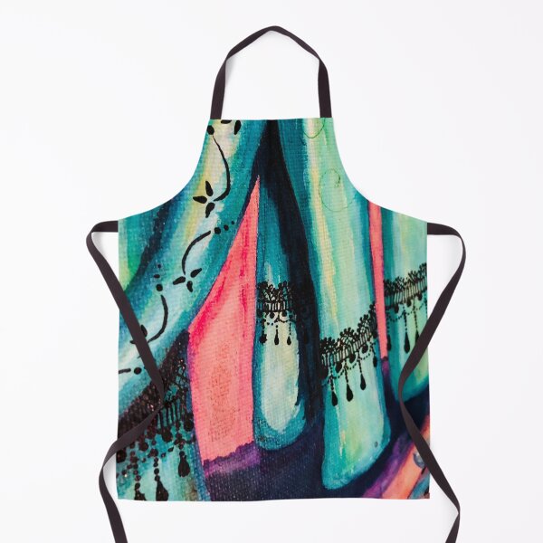 Item preview, turquoise, pink and black lace painting designed and sold by zoki55.