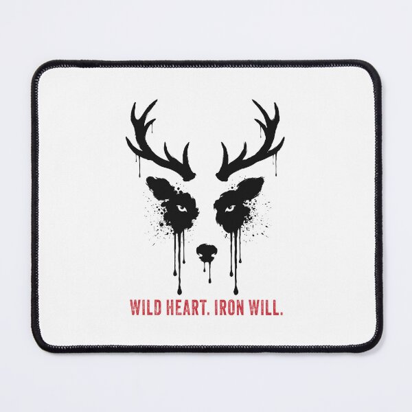Item preview, Bleed Wild Stag Ink Drip Dark Wildlife Art designed and sold by cabana.space.