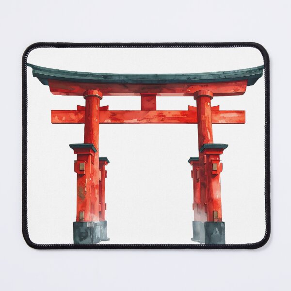 Artikelvorschau, Traditioneller roter japanischer Torii-Schrein entworfen und verkauft von BetweenForms.