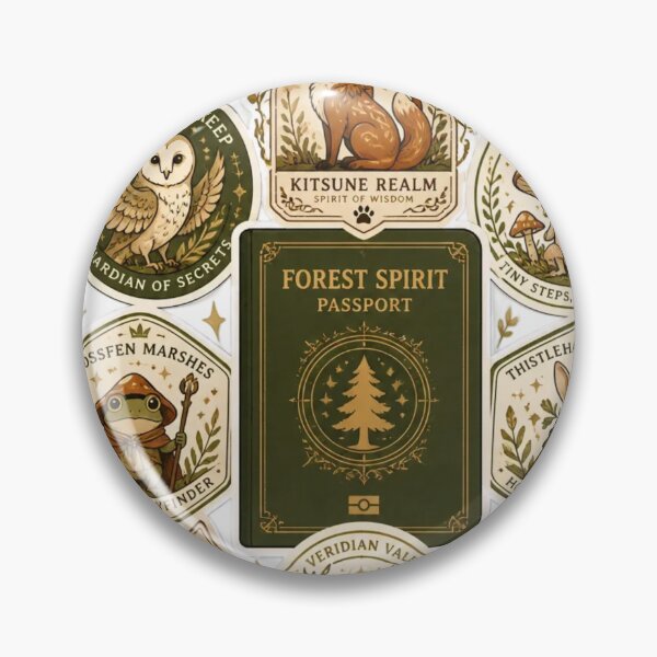 Item preview, Forest Spirit Passport Collection designed and sold by StickyGuys.