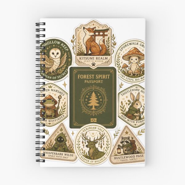 Item preview, Forest Spirit Passport Collection designed and sold by StickyGuys.
