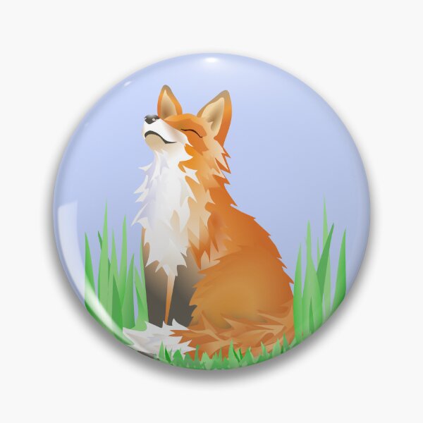 Item preview, Contented Fox with white background designed and sold by Adamo-illustration.