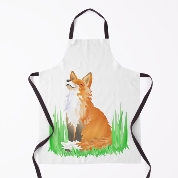 Item preview, Contented Fox with white background designed and sold by Adamo-illustration.