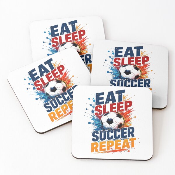 Item preview, Eat Sleep Soccer Repeat – Passion Lifestyle Design designed and sold by ABLAT-CREATIONS.