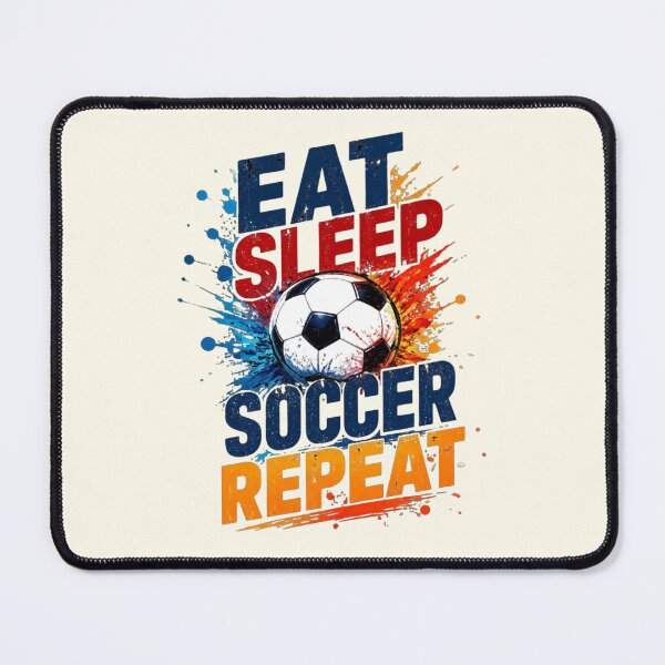 Item preview, Eat Sleep Soccer Repeat – Passion Lifestyle Design designed and sold by ABLAT-CREATIONS.