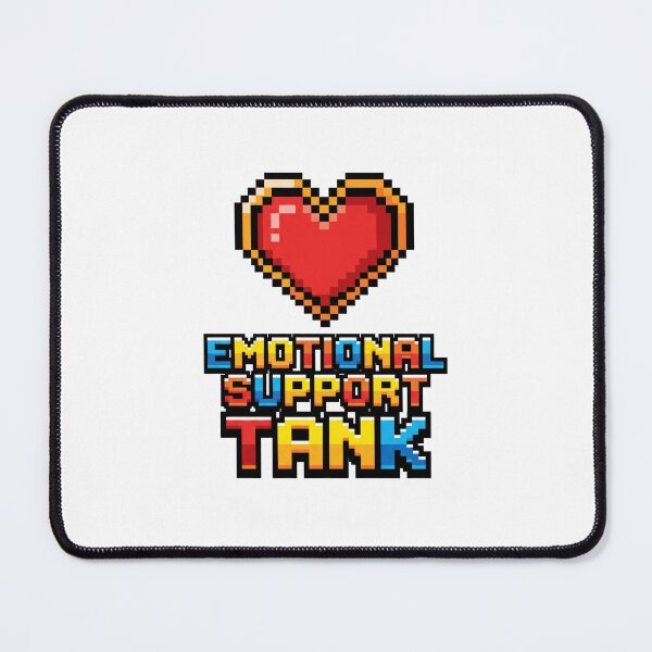Item preview, Emotional Support Tank designed and sold by AnimeWaifusX.