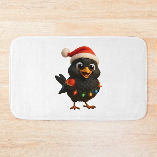 Item preview, Christmas Red-Winged Blackbird designed and sold by Sillytoe.