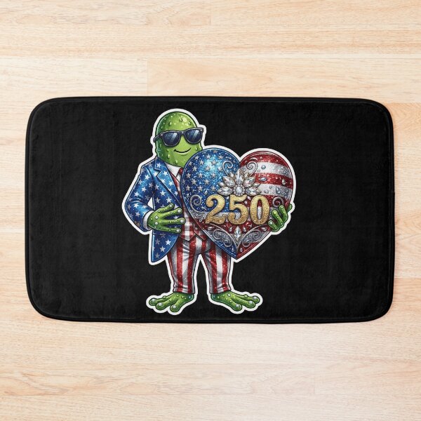 Item preview, 4th of July 2026 Quarter Semiquincentennial 250 Years of Freedom Patriotic Cute Pickle USA Flag Sunglasses designed and sold by Basma Designs | Funny Shirts, Stickers & Mugs.