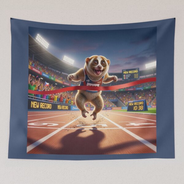 Item preview, Speedy Slow Loris Sprints to Victory designed and sold by Tridentulus.