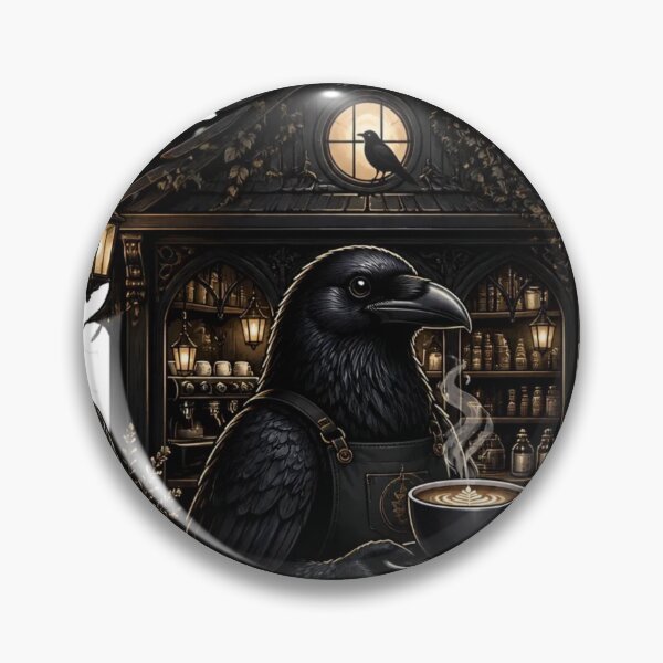 Item preview, Raven Café After Midnight designed and sold by StickyGuys.