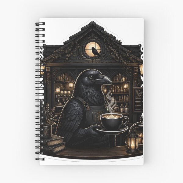 Item preview, Raven Café After Midnight designed and sold by StickyGuys.