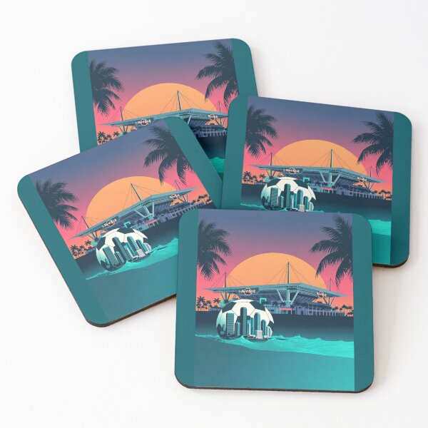 Item preview, Miami Hard Rock Stadium Sunset Soccer Art designed and sold by Nexus Space.