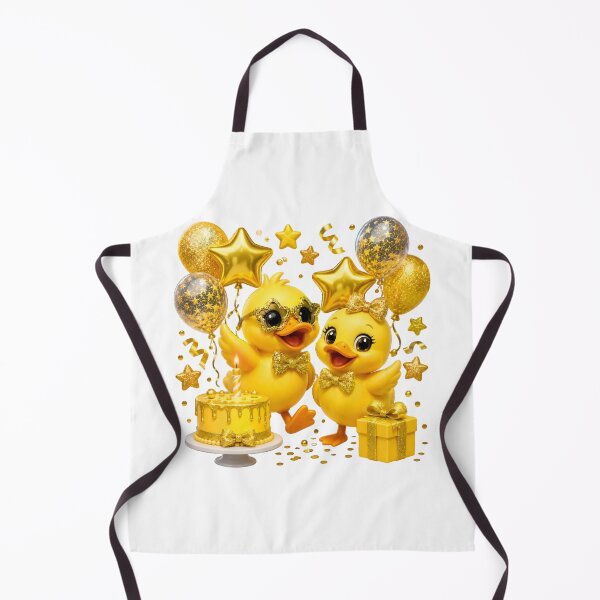 Item preview, Golden Glitter Duck Birthday Celebration | Cute Yellow Duck Party Design designed and sold by Celebrate & Sparkle.