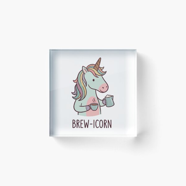 Item preview, Cute Barista Unicorn designed and sold by Amir Faysal.