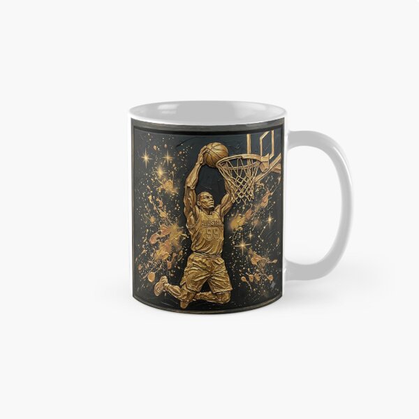 Item preview, Golden Slam Dunk - All-Star Basketball Player & Luxury Impasto Sports Art designed and sold by SupernovaNote.