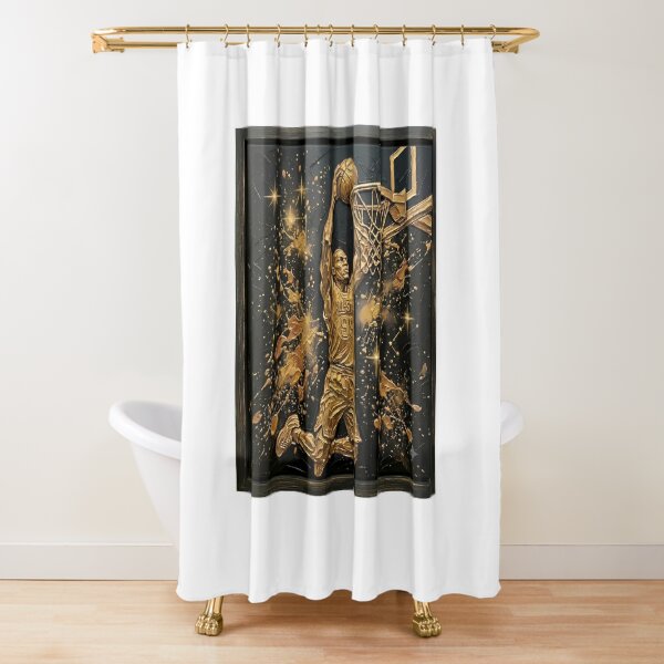 Item preview, Golden Slam Dunk - All-Star Basketball Player & Luxury Impasto Sports Art designed and sold by SupernovaNote.