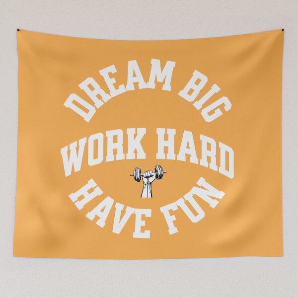 Item preview, Dream Big Work Hard Have Fun designed and sold by Glocap.