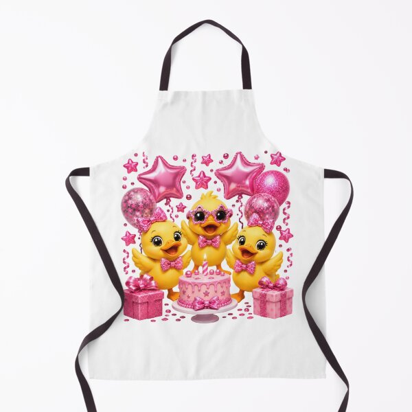 Item preview, Cute Pink Ducklings Birthday Party Cake & Balloons Kawaii Celebration Design designed and sold by Celebrate & Sparkle.