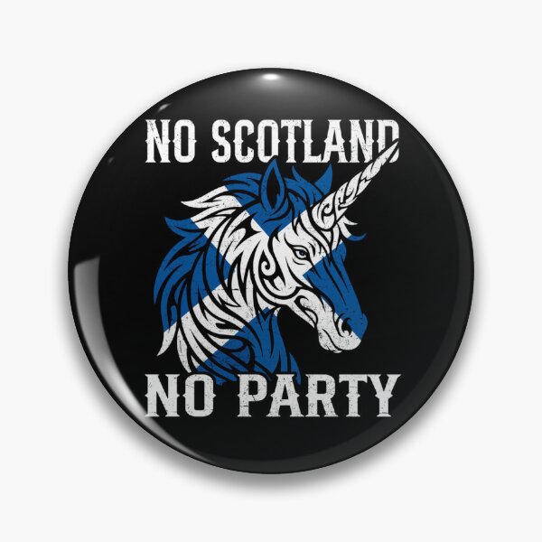 Item preview, No Scotland No Party Funny Scottish Unicorn Flag Sports Fan designed and sold by Ali-printshop.