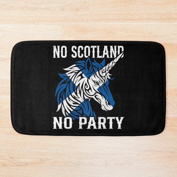 Item preview, No Scotland No Party Funny Scottish Unicorn Flag Sports Fan designed and sold by Ali-printshop.