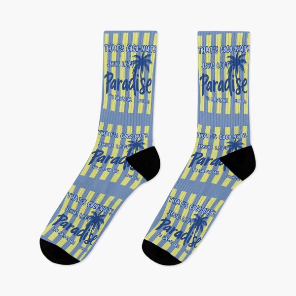 Item preview, That's Coconuts Jesus Loves and Saves John 3:16 Tropical Beach Summer Paradise Palm Tree designed and sold by Forevermore.