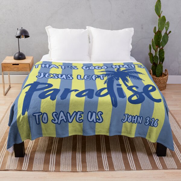 Item preview, That's Coconuts Jesus Loves and Saves John 3:16 Tropical Beach Summer Paradise Palm Tree designed and sold by Forevermore.