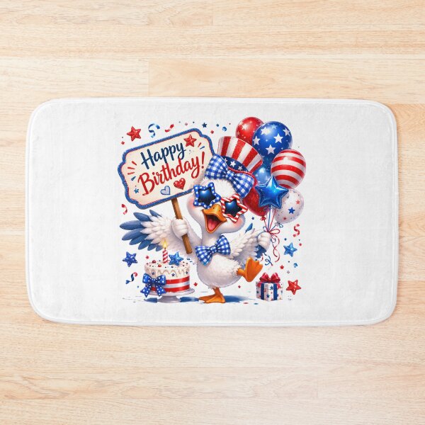 Item preview, Patriotic Goose Birthday Party Invitation | Cute Red White Blue Birthday Design designed and sold by Celebrate & Sparkle.