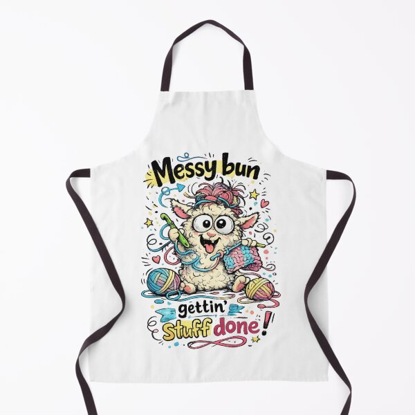 Item preview, Messy Bun Getting Stuff Done | Funny Busy Mom Hairstyle Design designed and sold by EverStitchStudio ★★★★★.