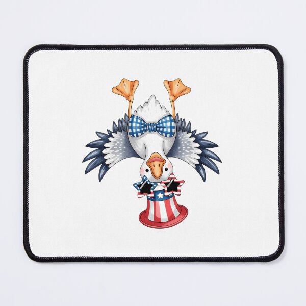 Item preview, Funny Patriotic Goose with Star Sunglasses – Upside Down USA Bird Cartoon designed and sold by Celebrate & Sparkle.