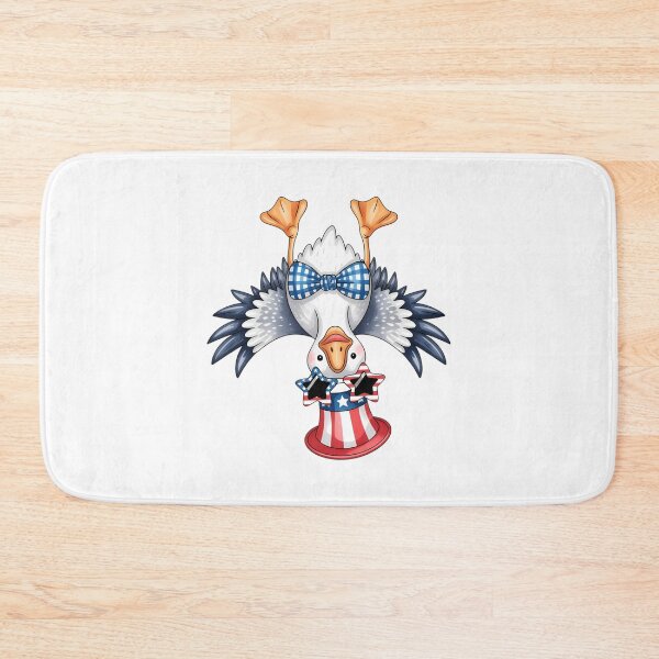 Item preview, Funny Patriotic Goose with Star Sunglasses – Upside Down USA Bird Cartoon designed and sold by Celebrate & Sparkle.