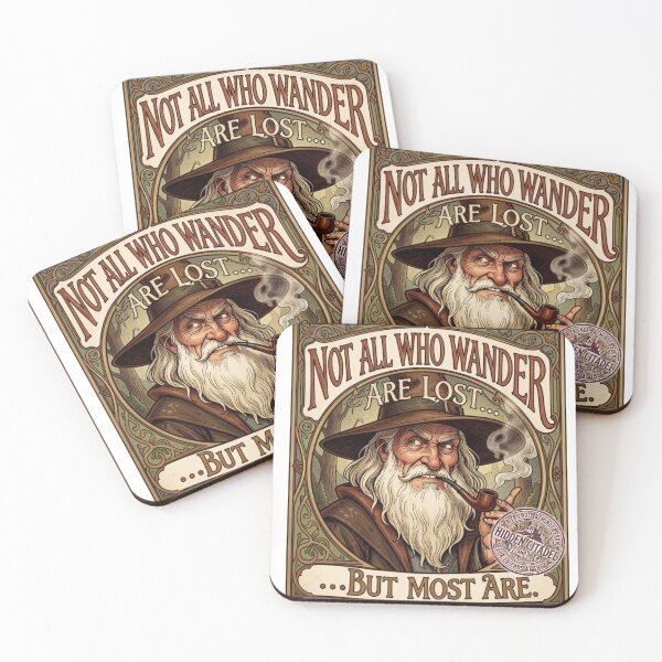Item preview, Not All Who Wander designed and sold by HiddenCitadel.