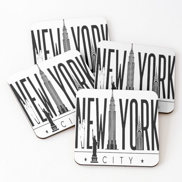 Item preview, New York City Typography – Empire State Liberty Skyline designed and sold by Printing-Lab-Co.