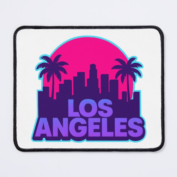 Item preview, Los Angeles Retro 80s Skyline designed and sold by Dhenin Studio.