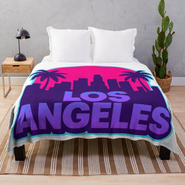 Item preview, Los Angeles Retro 80s Skyline designed and sold by Dhenin Studio.