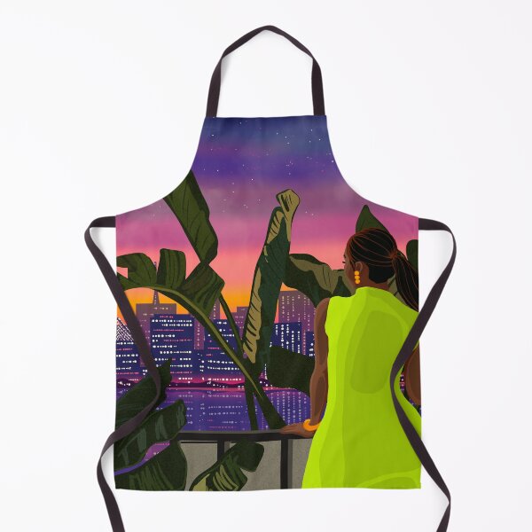 Item preview, Tropical Miami Girl Up All Night Cityscape designed and sold by Karla Star.