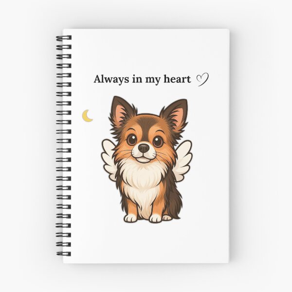 Item preview, Cute Angel Dog | Always In My Heart Pet Memorial Art designed and sold by lunadesignsmoon.